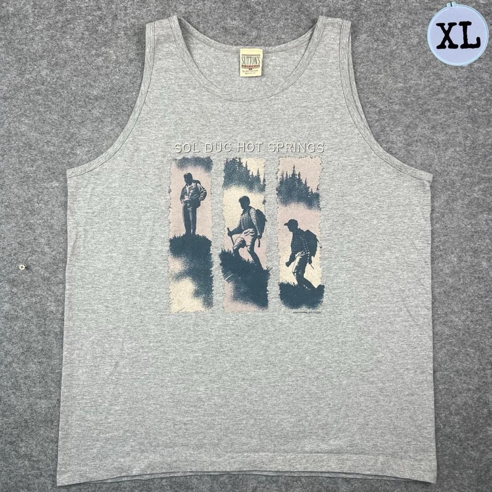 Vintage 90’s Hiking Sol Duc Hot Springs Tank Top